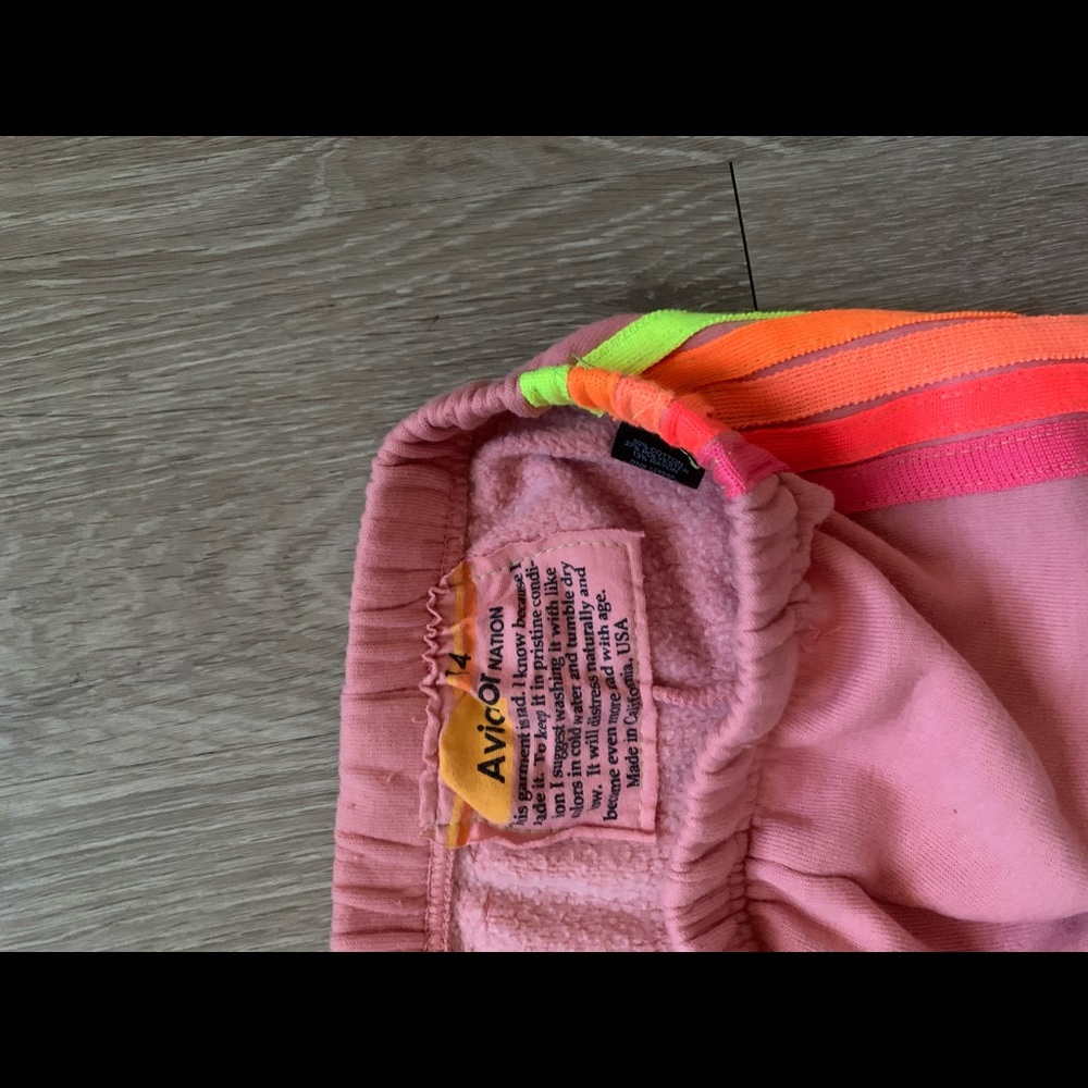 girls Aviator Nation sweat pants